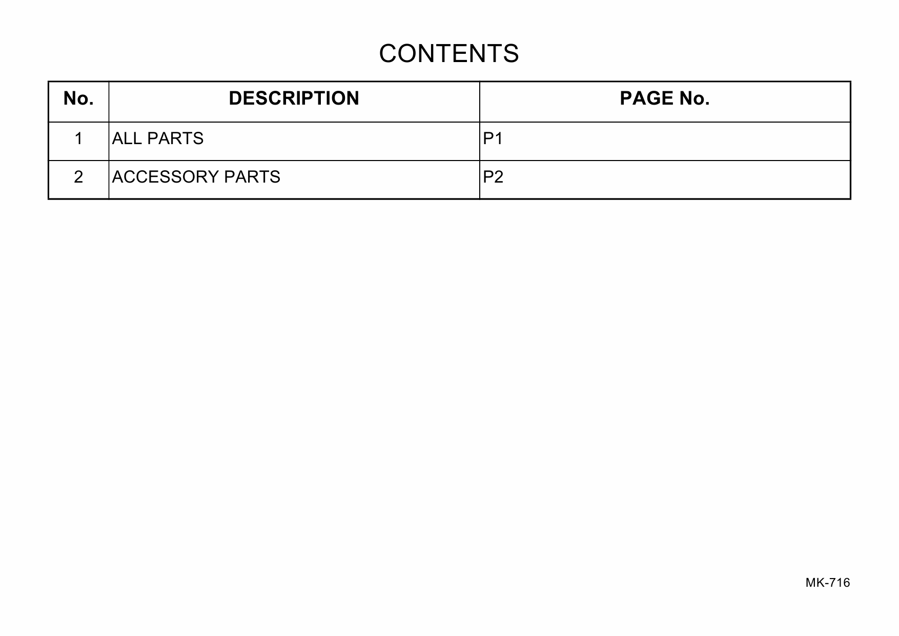 Konica-Minolta Options MK-716 A0P5 Parts Manual-3